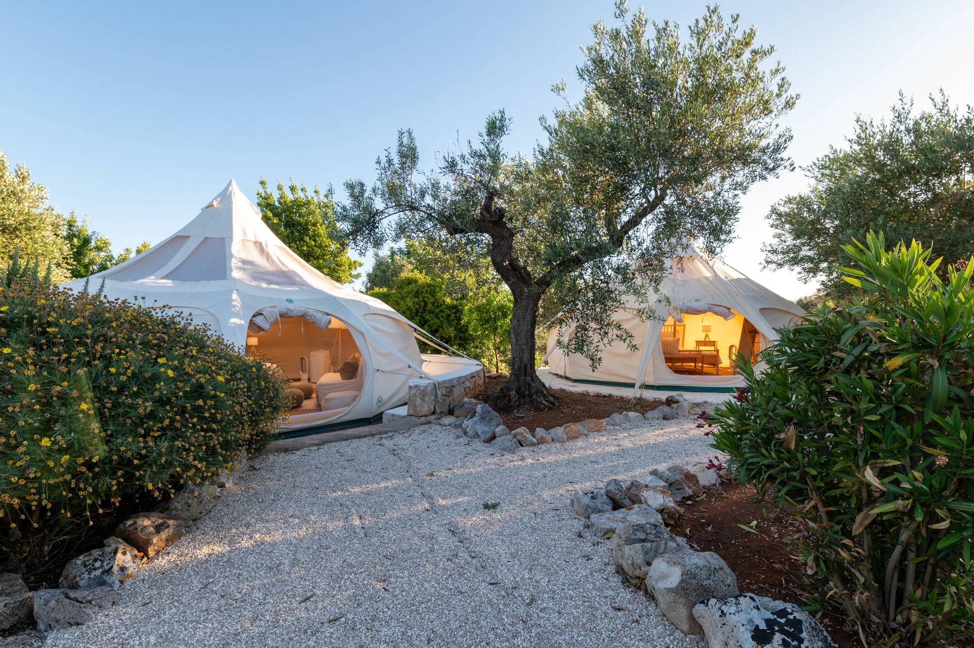 die Glampingzelte